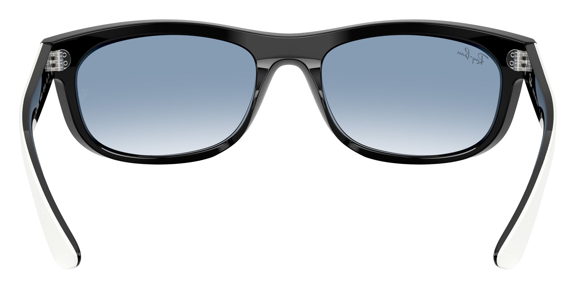 Ray-Ban RB2489 Balorama Street Neat 14443F 62 - White on Black / Clear Gradient Blue #id:rb248914443f_s:108115
