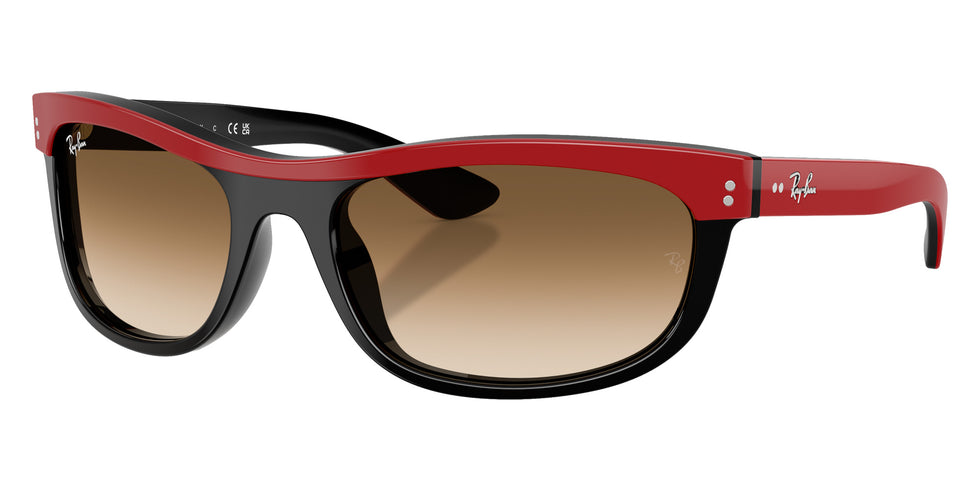 Ray-Ban RB2489 Balorama Street Neat 955/51 62 - Red on Black / Clear Gradient Brown #id:rb248995551_s:112105