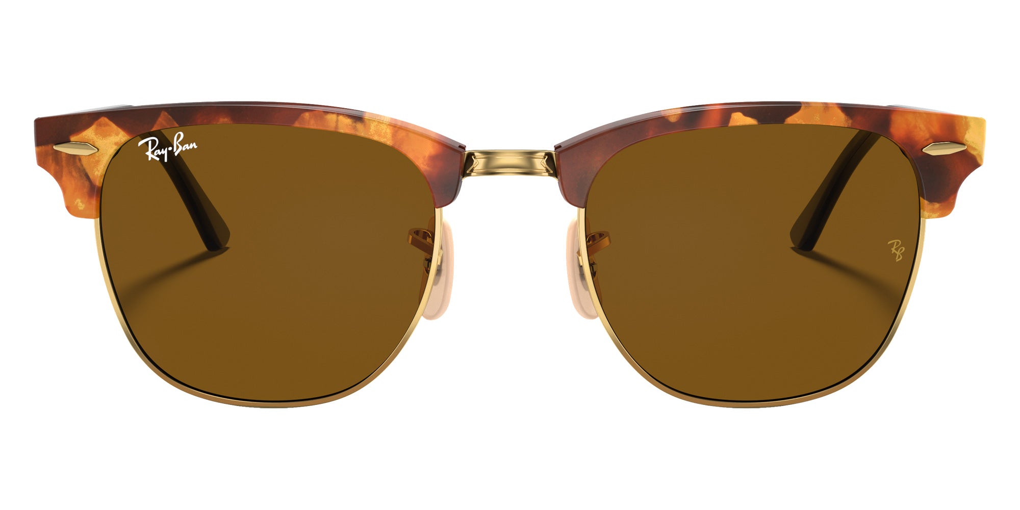 Ray-Ban RB3016 Clubmaster Fleck 1160 49 - Brown Havana #id:rb30161160_s:100100