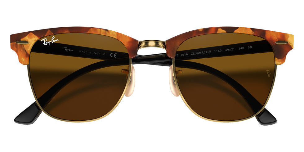 Ray-Ban RB3016 Clubmaster Fleck 1160 49 - Brown Havana #id:rb30161160_s:100125