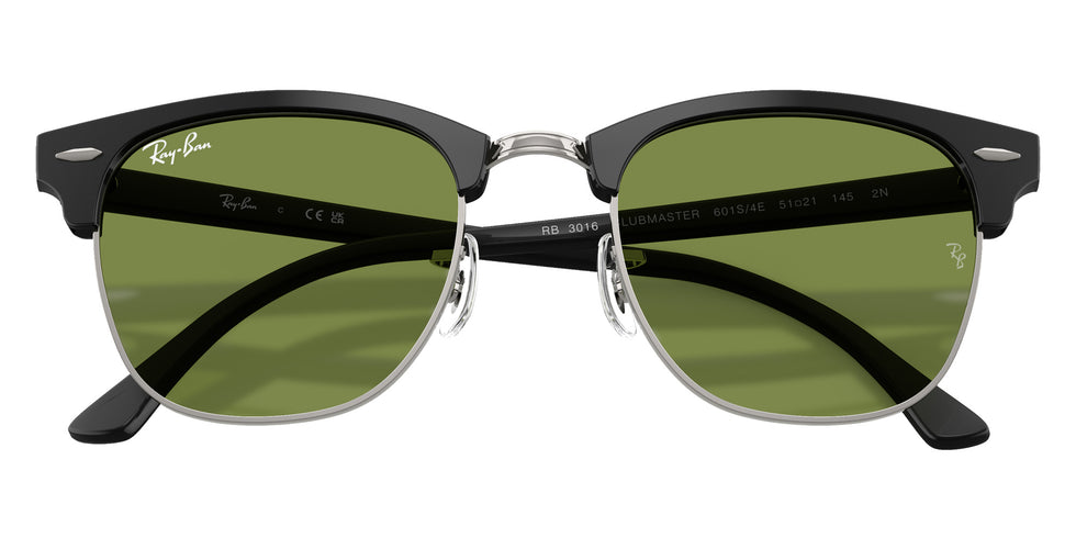 Ray-Ban RB3016 Clubmaster Classic 601S4E 51 - Matte Black on Black #id:rb3016601s4e_s:100125