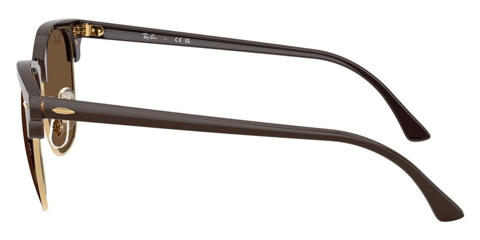 Ray-Ban RB3016 Clubmaster Classic 687853 51 - Brown & Gold #id:rb3016687853_s:102110