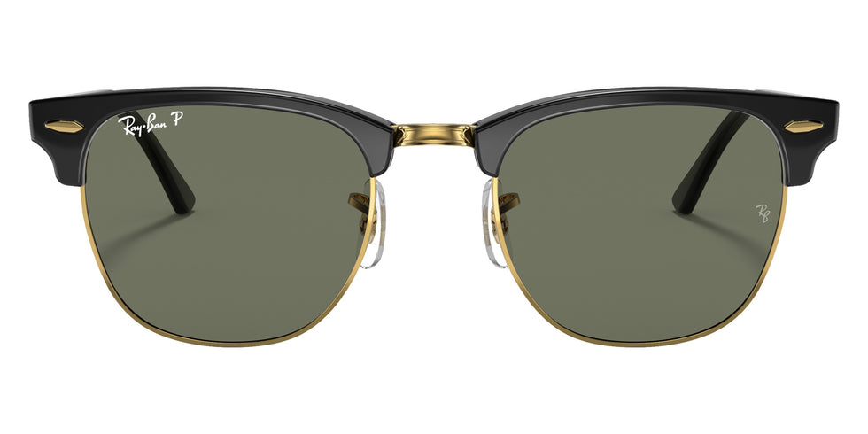 Ray-Ban RB3016 Clubmaster Classic 901/58 49 - Black/Gold / G-15 Green Polarized #id:rb301690158_s:102100