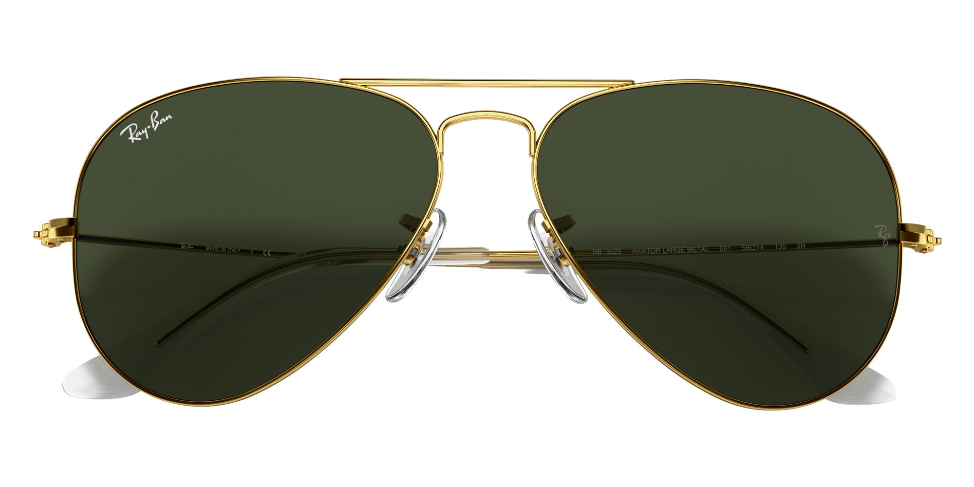 Ray-Ban RB3025 Aviator Classic 001 58 - Gold / Green Classic G-15 #id:rb3025001_s:100125