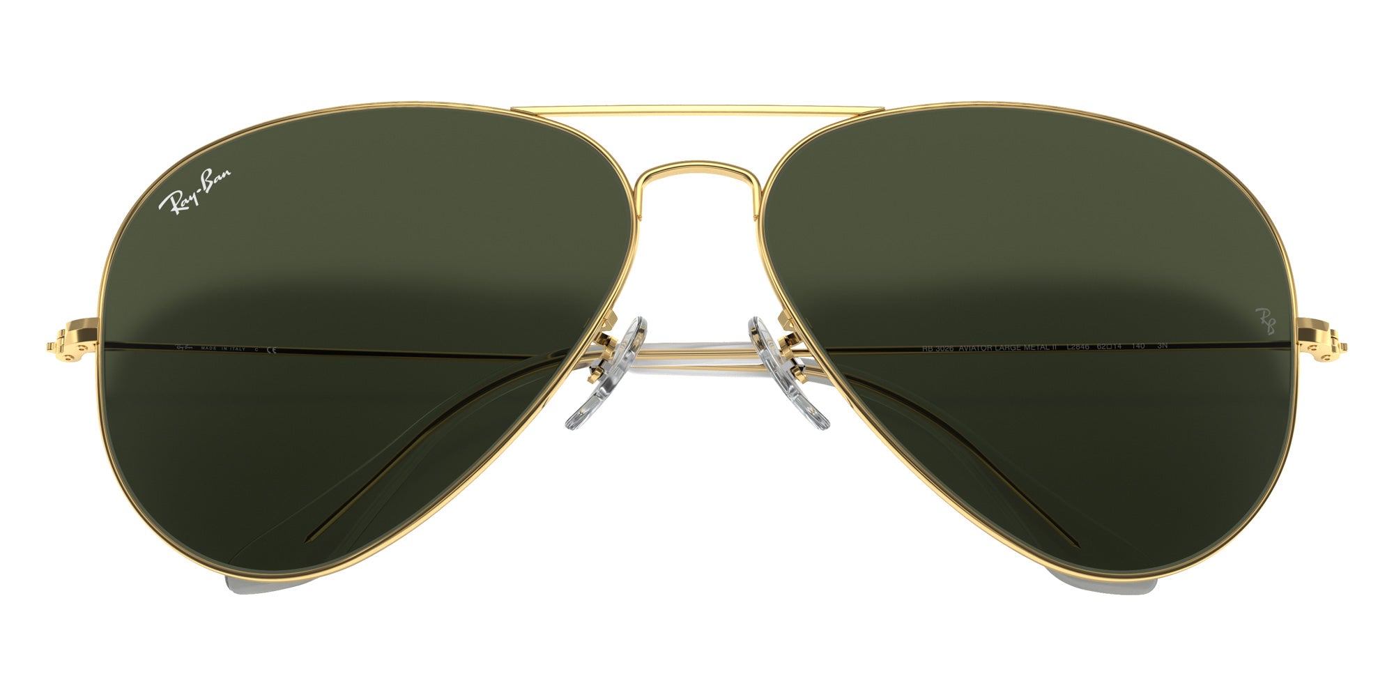 Ray-Ban RB3026 Aviator Large Metal II L2846 62 - Arista Gold / G-15 Green #id:rb3026l2846_s:100125