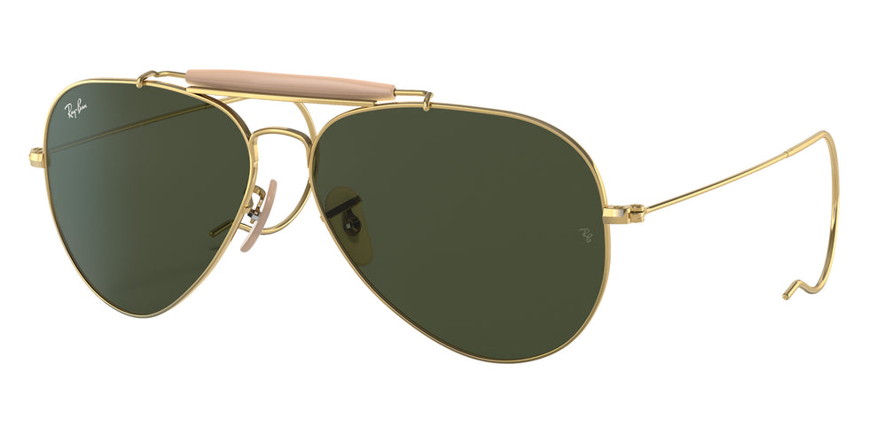 Ray-Ban RB3030 Outdoorsman L0216 58 - Arista Gold / G-15 Green #id:rb3030l0216_s:100105