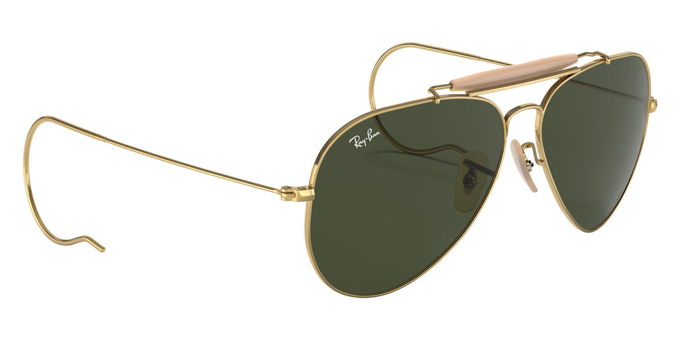 Ray-Ban RB3030 Outdoorsman L0216 58 - Arista Gold / G-15 Green #id:rb3030l0216_s:100120