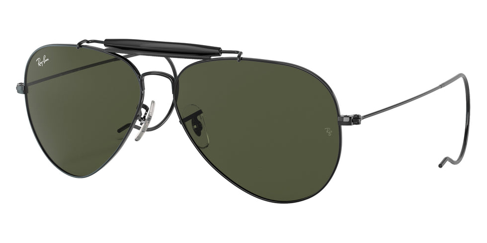 Ray-Ban RB3030 Outdoorsman L9500 58 - Black / G-15 Green #id:rb3030l9500_s:102105
