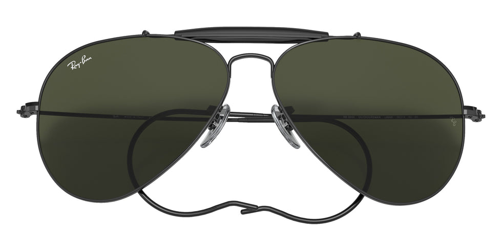 Ray-Ban RB3030 Outdoorsman L9500 58 - Black / G-15 Green #id:rb3030l9500_s:102125