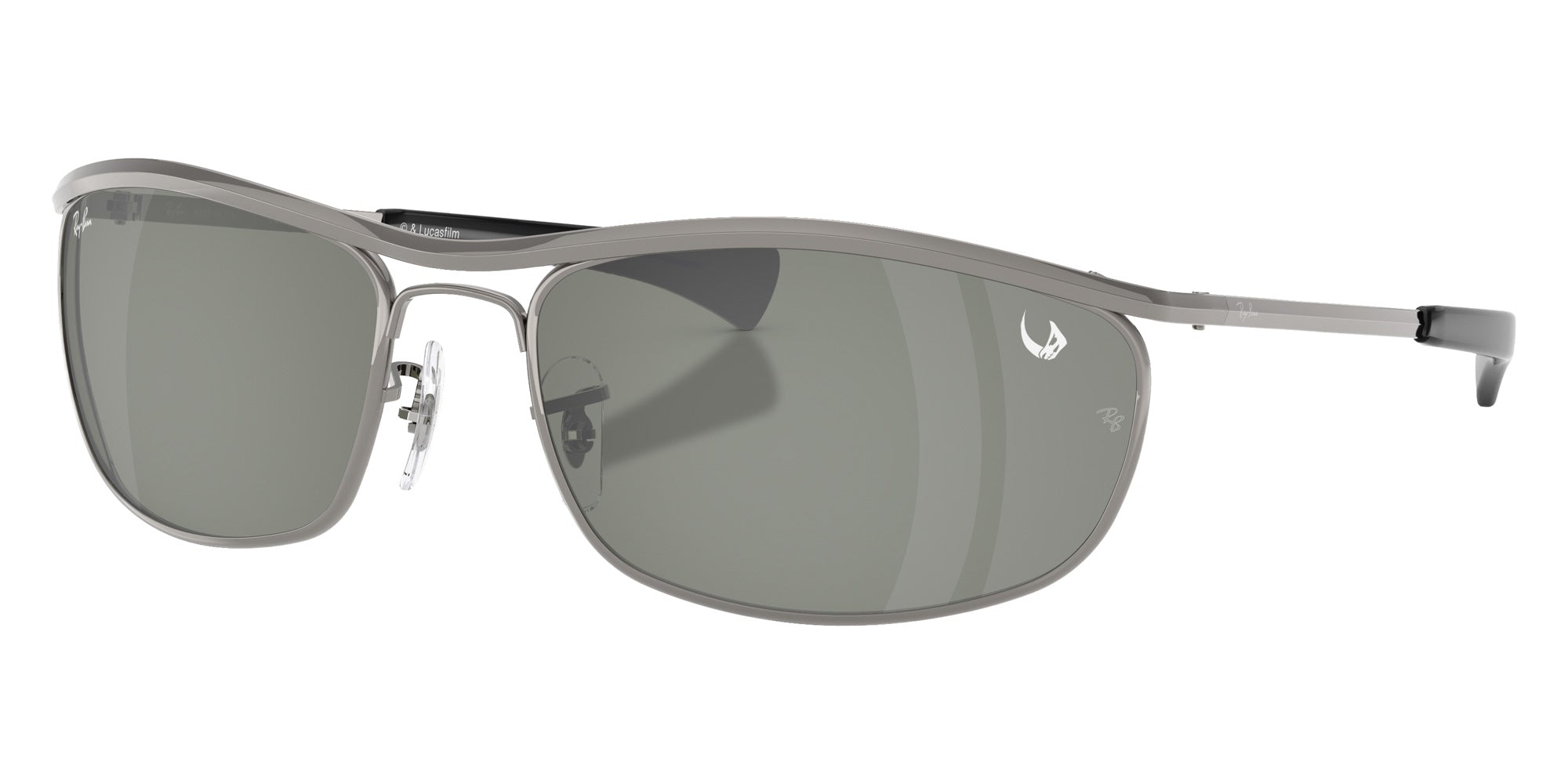 Ray-Ban RB3119M Ray-Ban Star Wars™ - The Mandalorian Olympian Deluxe 928040 62 - Gunmetal / Green Mirrored Silver #id:rb3119m928040_s:100105