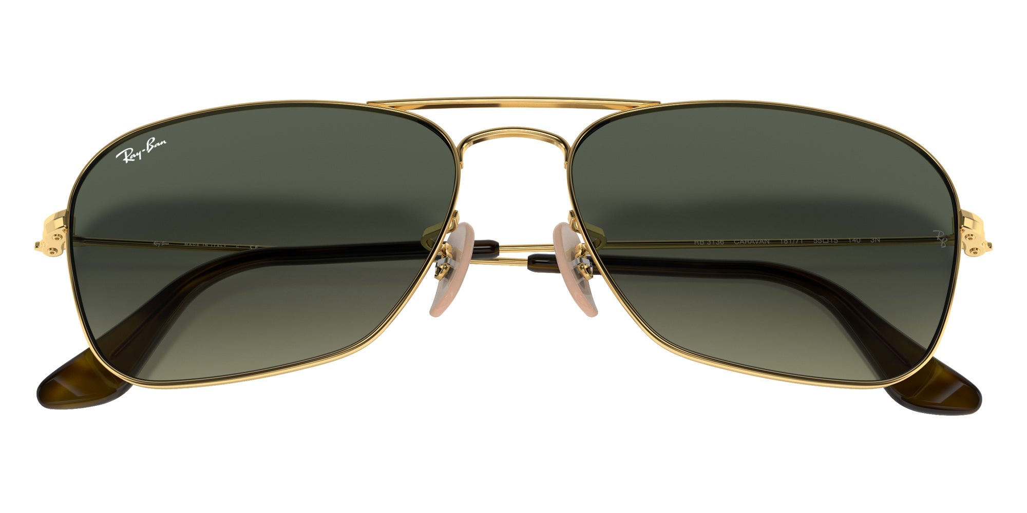 Ray-Ban RB3136 Caravan 181/71 58 - Arista Gold / Gray Gradient #id:rb313618171_s:100125