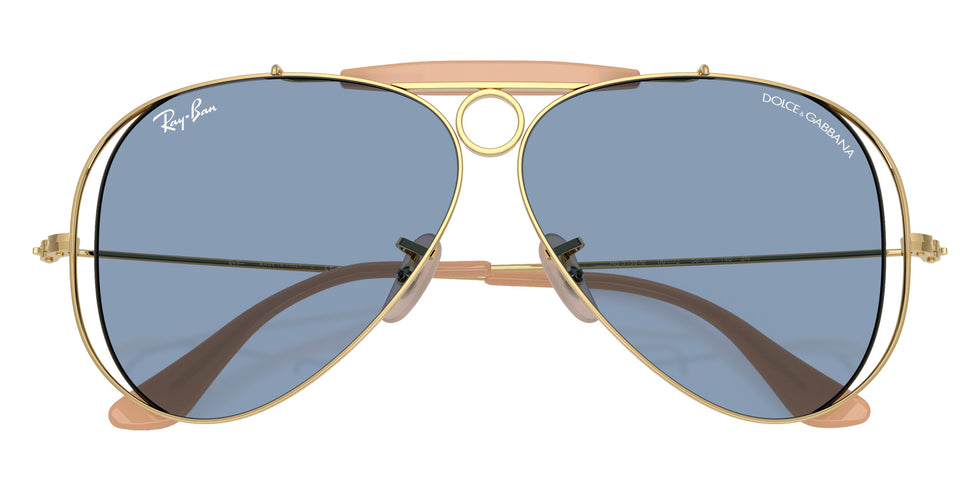 Ray-Ban RB3138M The Shooter by DOLCE&GABBANA 001/72 54 - Arista Gold #id:rb3138m00172_s:108125