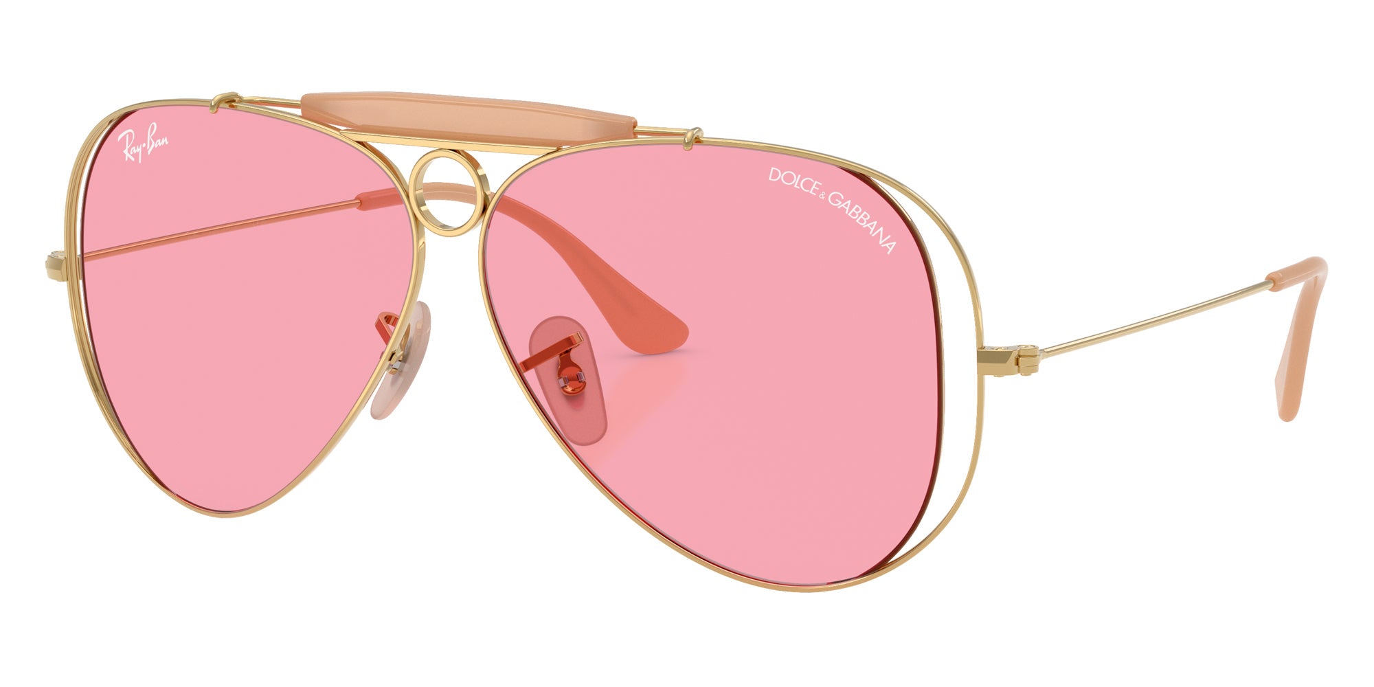 Ray-Ban RB3138M The Shooter by DOLCE&GABBANA 001/84 54 - Arista Gold #id:rb3138m00184_s:116105