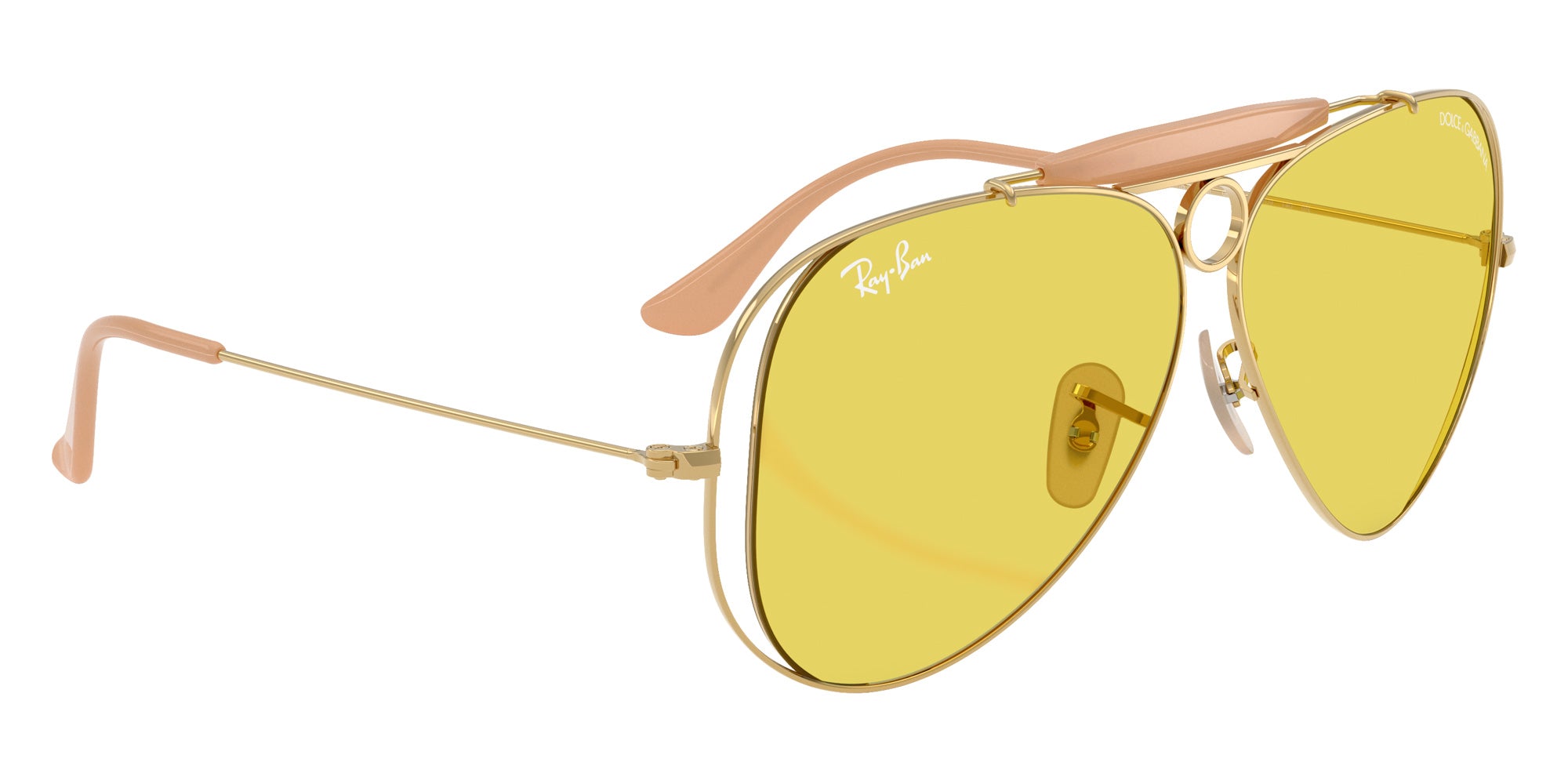 Ray-Ban RB3138M The Shooter by DOLCE&GABBANA 001/85 54 - Arista Gold #id:rb3138m00185_s:120120