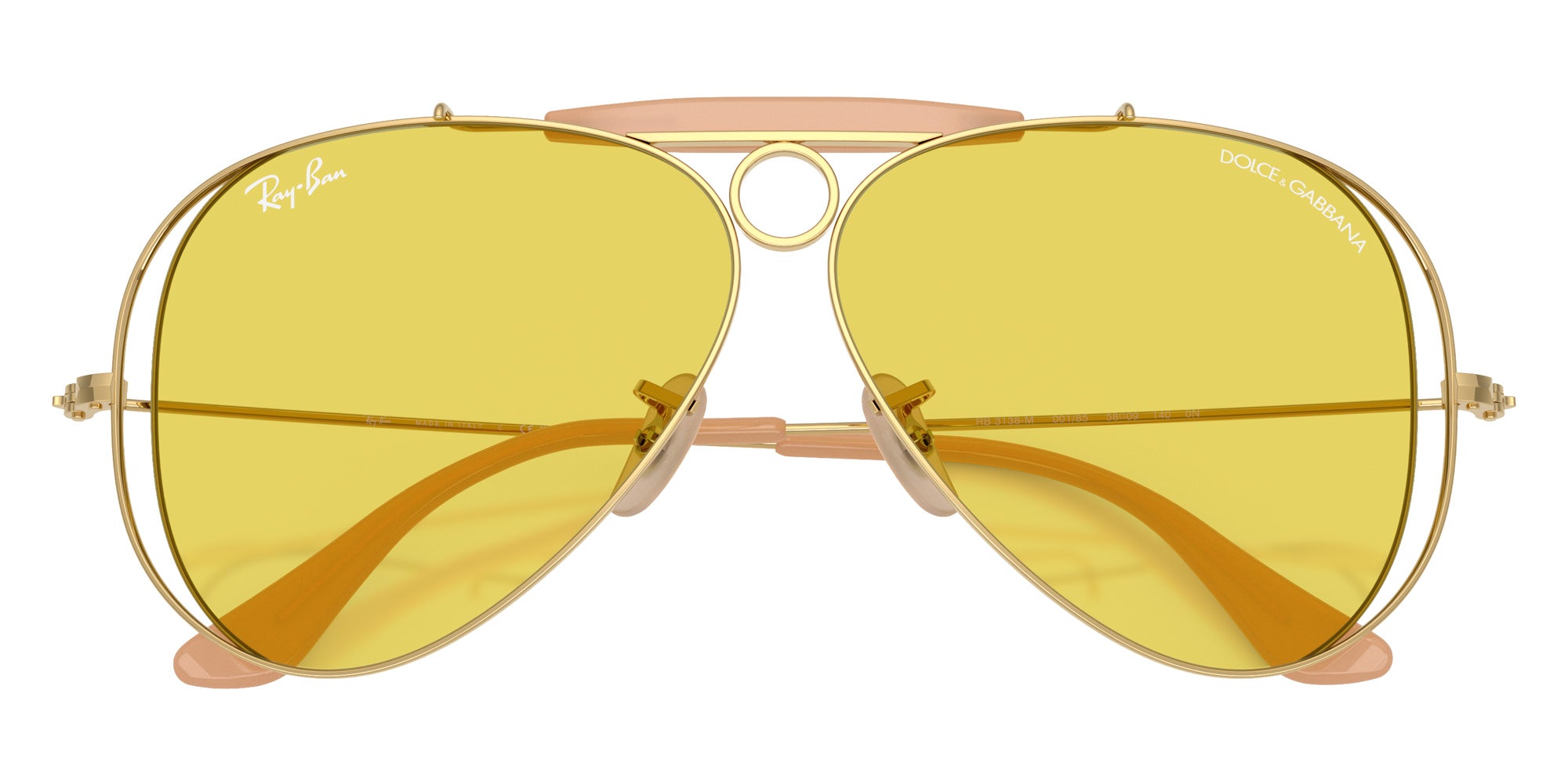 Ray-Ban RB3138M The Shooter by DOLCE&GABBANA 001/85 54 - Arista Gold #id:rb3138m00185_s:120125