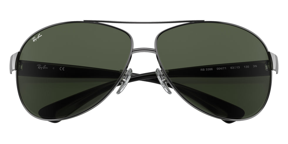 Ray-Ban RB3386 004/71 67 - Gunmetal / Dark Green #id:rb338600471_s:104125