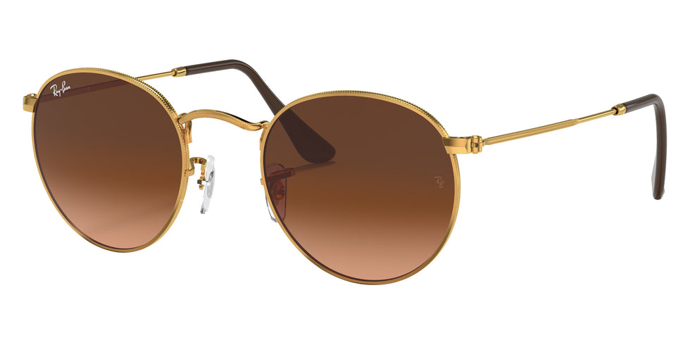 Ray-Ban RB3447 Round Metal 9001A5 47 - Light Bronze / Pink/Brown Gradient #id:rb34479001a5_s:108105