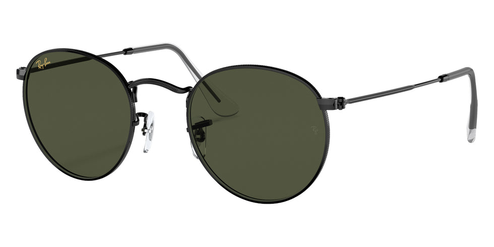 Ray-Ban RB3447 Round Metal Legend Gold 919931 47 - Black / G-15 Green #id:rb3447919931_s:104105