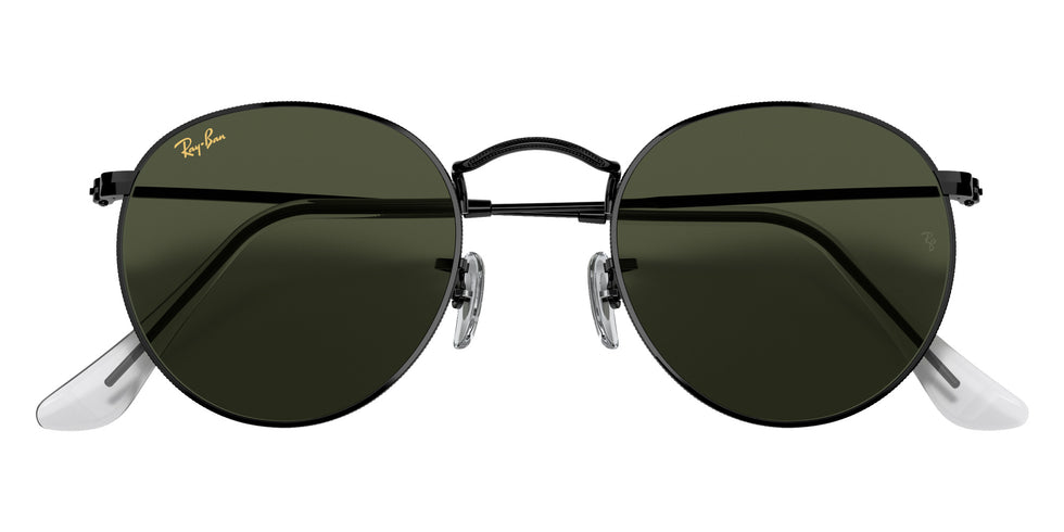 Ray-Ban RB3447 Round Metal Legend Gold 919931 47 - Black / G-15 Green #id:rb3447919931_s:104125