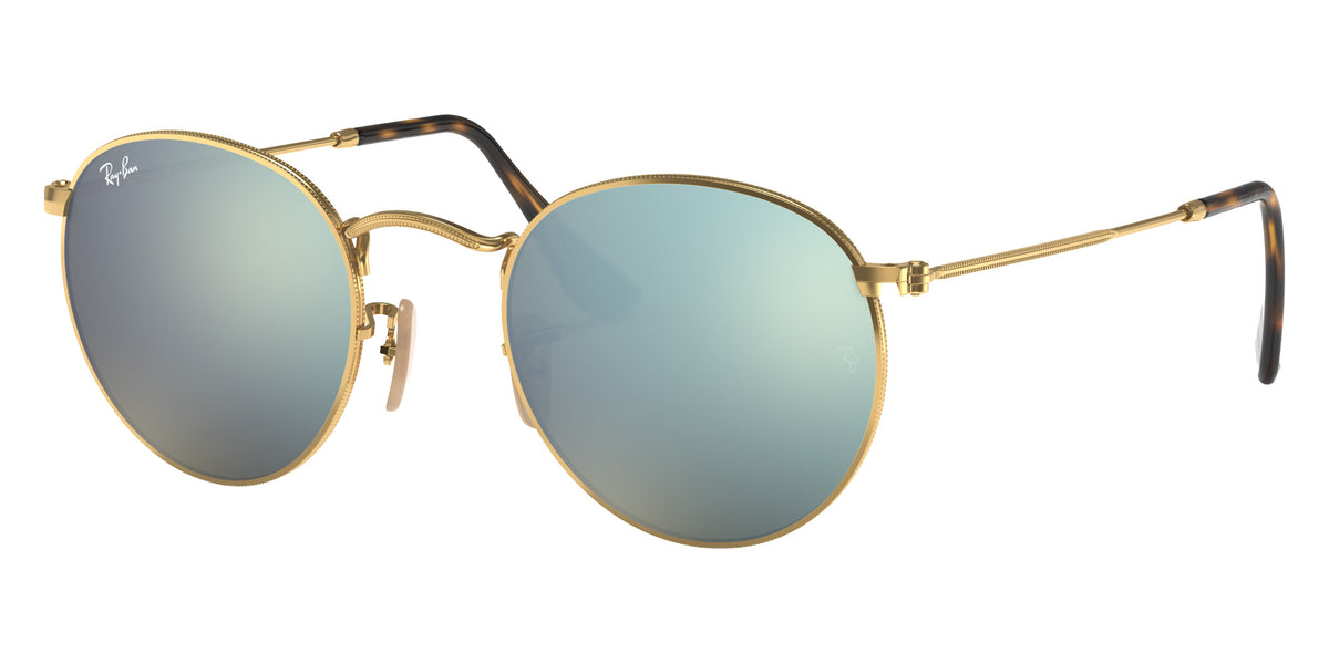 Ray-Ban RB3447N Round 001/30 50 - Arista Gold / Silver Flash Mirrored #id:rb3447n00130_s:100105