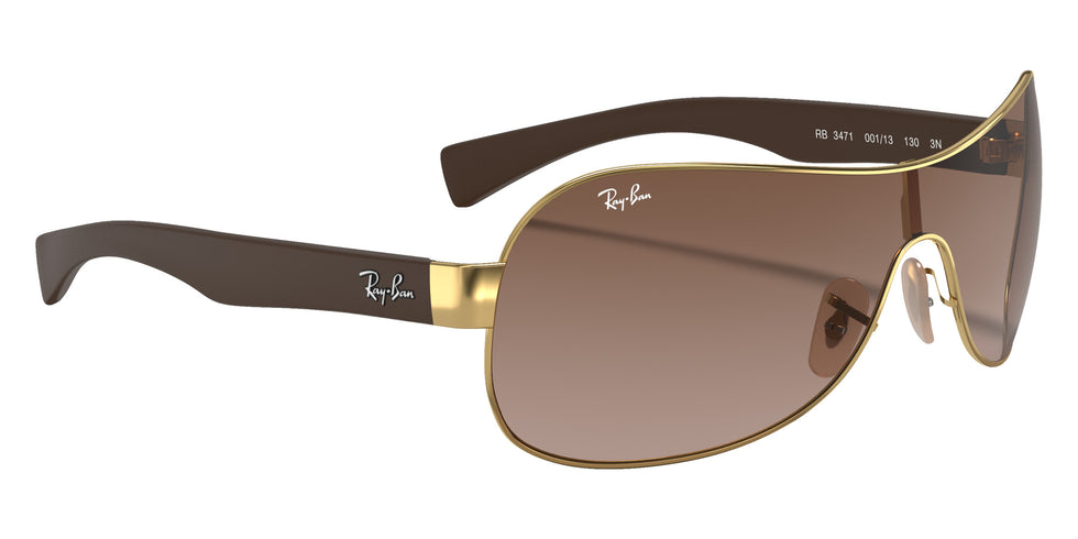 Ray-Ban RB3471 001/13 132 - Arista Gold / Brown Gradient #id:rb347100113_s:100120