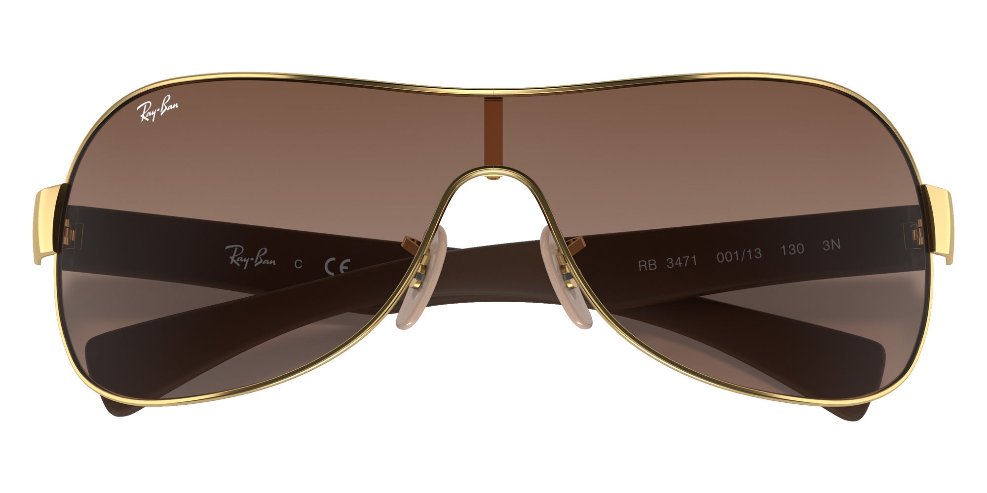 Ray-Ban RB3471 001/13 132 - Arista Gold / Brown Gradient #id:rb347100113_s:100125