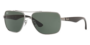 Ray-Ban RB3483 004/71 60 - Gunmetal / Green Classic G-15 #id:rb348300471_s:100100