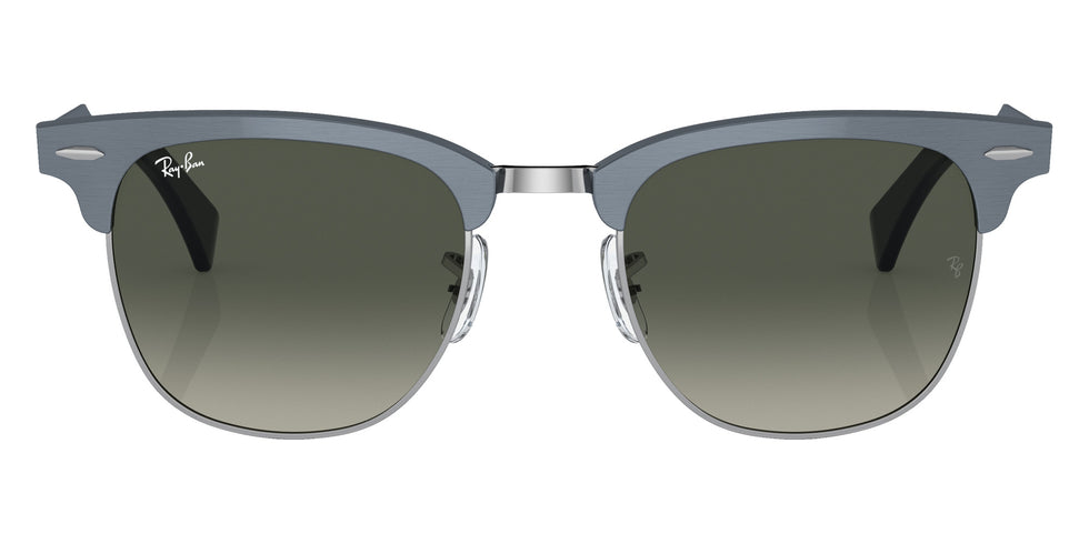 Ray-Ban RB3507 Clubmaster Aluminum 924871 51 - Blue on Silver / Gray #id:rb3507924871_s:100100