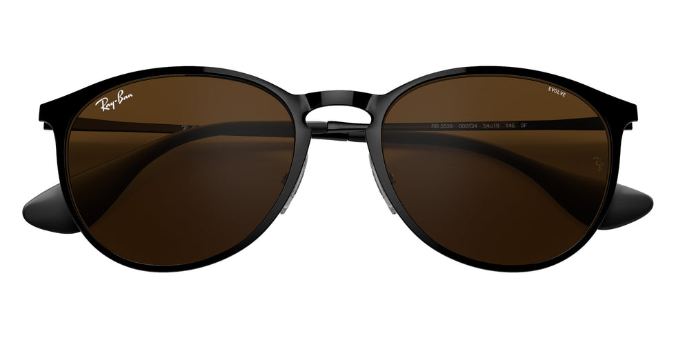 Ray-Ban RB3539 Erika Metal Evolve 002/Q4 54 - Black / Evolve Photo Brown to Dark Brown #id:rb3539002q4_s:100130