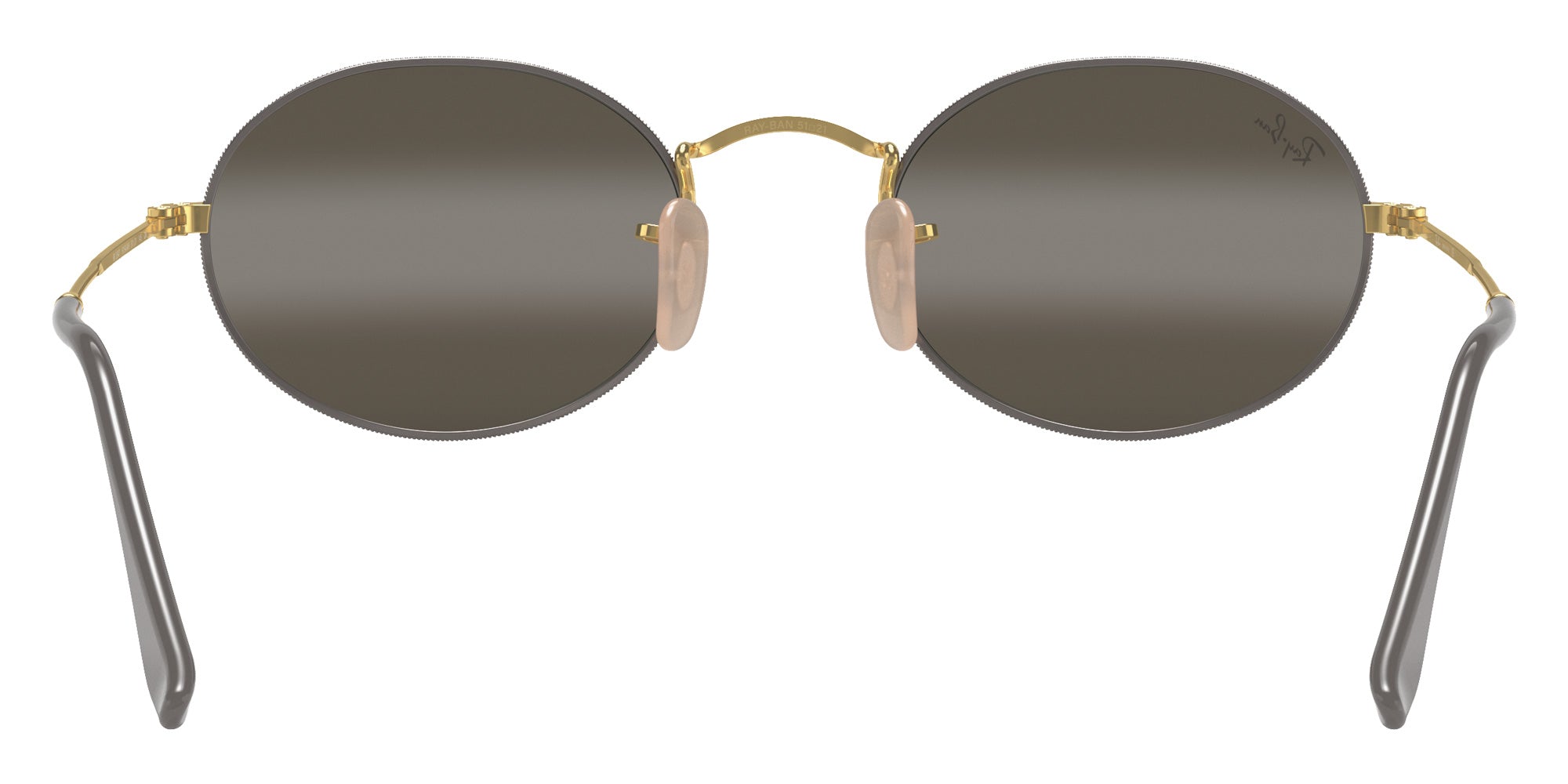 Ray-Ban RB3547 Oval Metal 9154AH 51 - Gray #id:rb35479154ah_s:100115