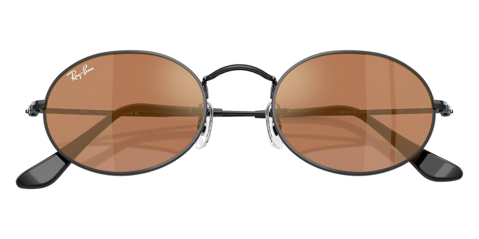 Ray-Ban RB3547N Oval Flat Lenses 002/40 51 - Black #id:rb3547n00240_s:102125