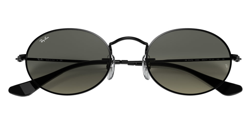 Ray-Ban RB3547N Oval 002/71 51 - Black #id:rb3547n00271_s:100125