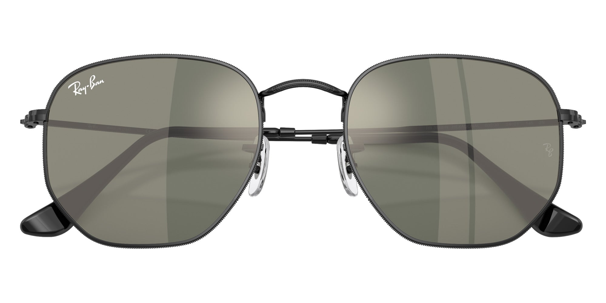 Ray-Ban RB3548N Hexagonal Flat Lenses 002/39 51 - Black #id:rb3548n00239_s:100125