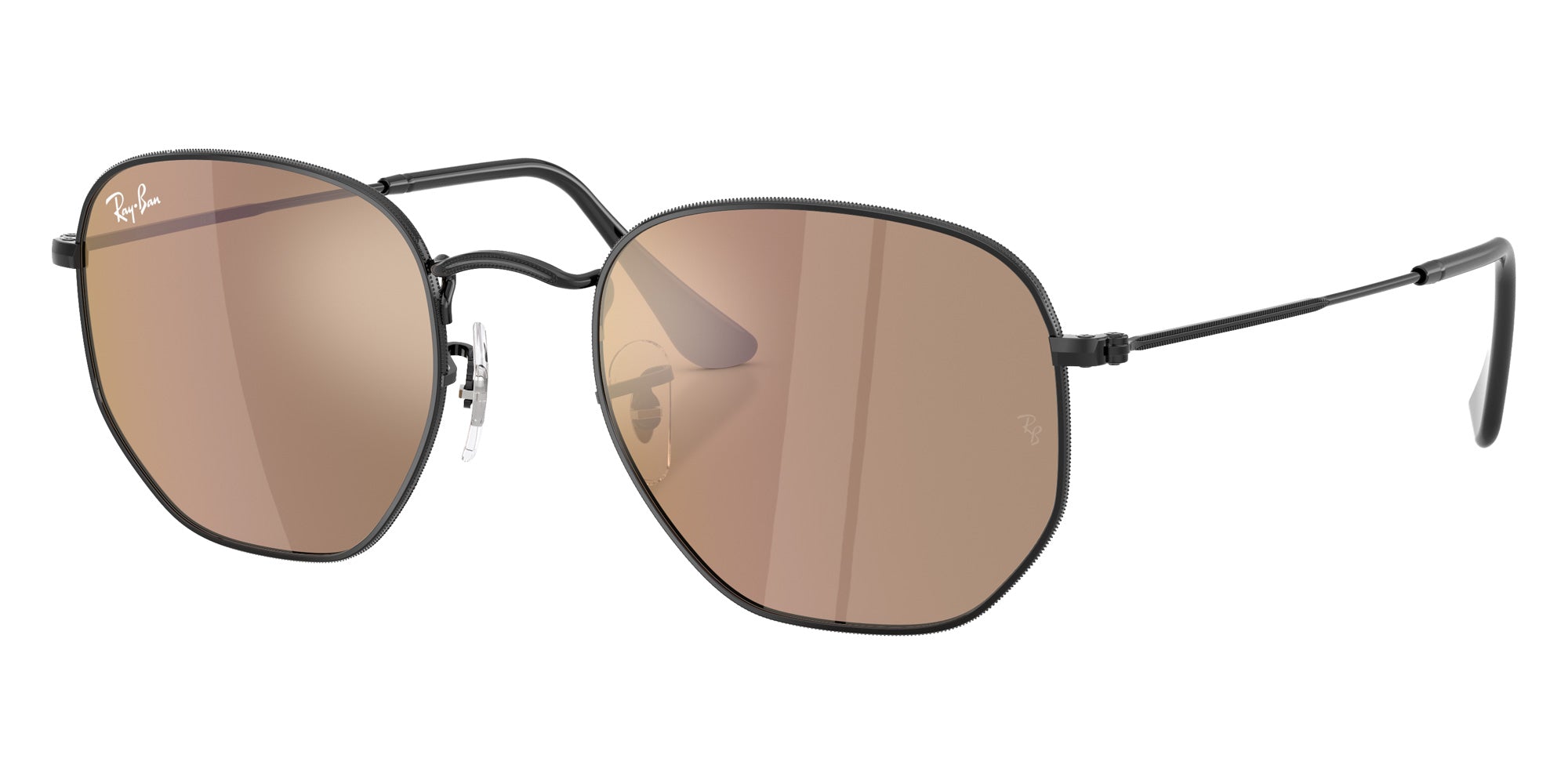 Ray-Ban RB3548N Hexagonal Flat Lenses 002/93 51 - Black #id:rb3548n00293_s:112105