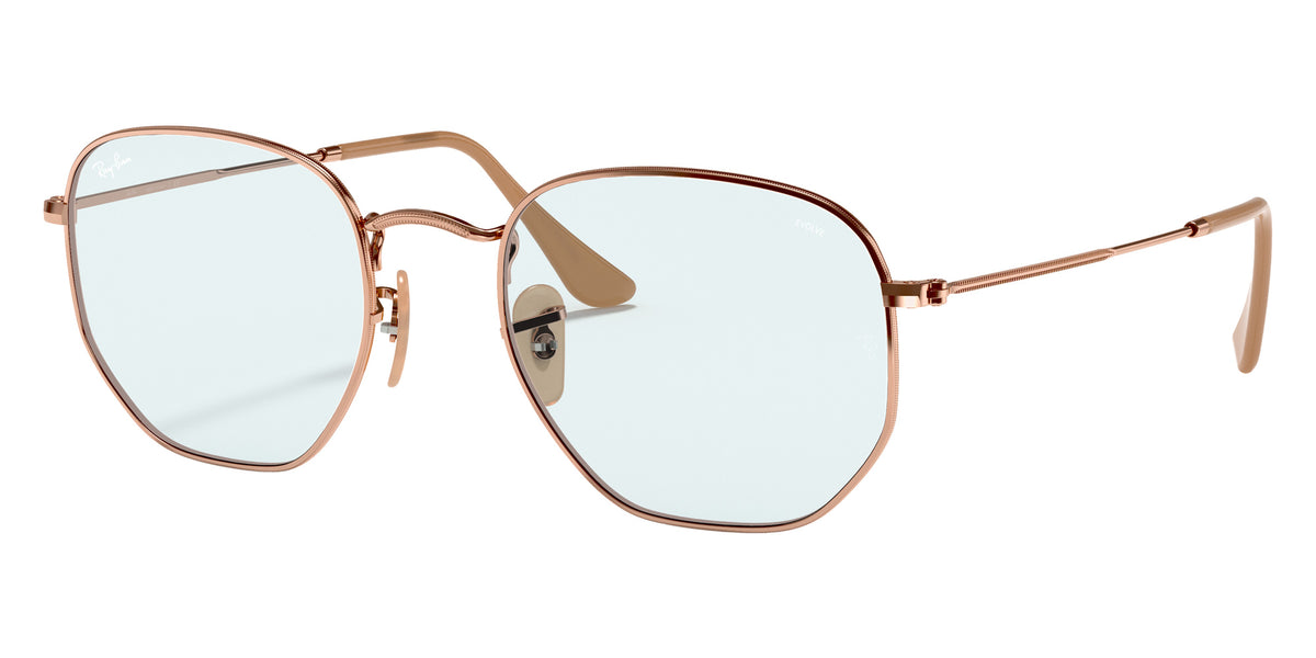 Ray-Ban RB3548N Hexagonal 91310Y 51 - Copper / Evolve Light Blue Photochromic #id:rb3548n91310y_s:106105