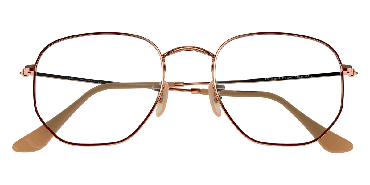 Ray-Ban RB3548N Hexagonal 91310Y 51 - Copper / Evolve Light Blue Photochromic #id:rb3548n91310y_s:106130
