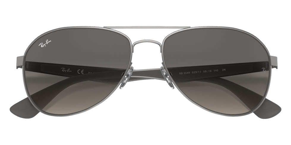 Ray-Ban RB3549 029/11 58 - Gunmetal / Gray Gradient #id:rb354902911_s:102125