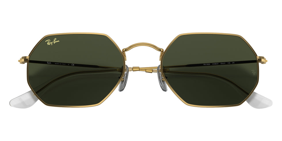 Ray-Ban RB3556 Octagonal Legend Gold 919631 53 - Gold / G-15 Green #id:rb3556919631_s:100125