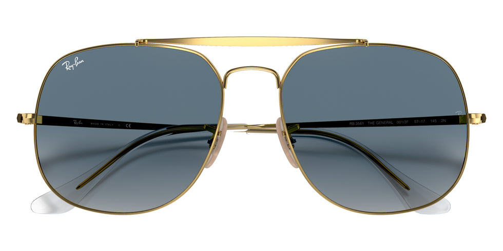 Ray-Ban RB3561 General 001/3F 57 - Arista Gold #id:rb35610013f_s:100125