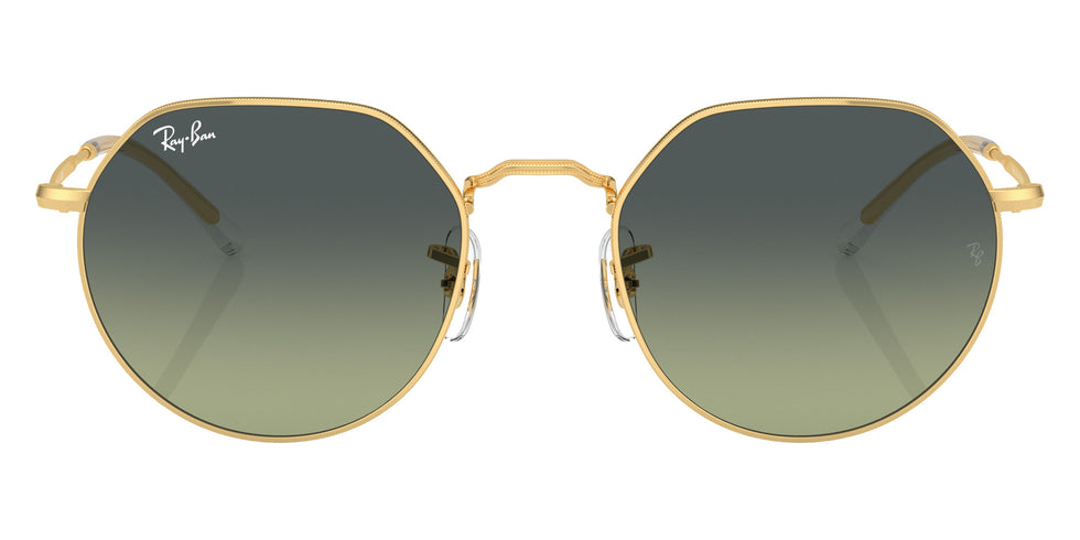 Ray-Ban RB3565 Jack 001/BH 51 - Arista Gold / Green Vintage #id:rb3565001bh_s:102100