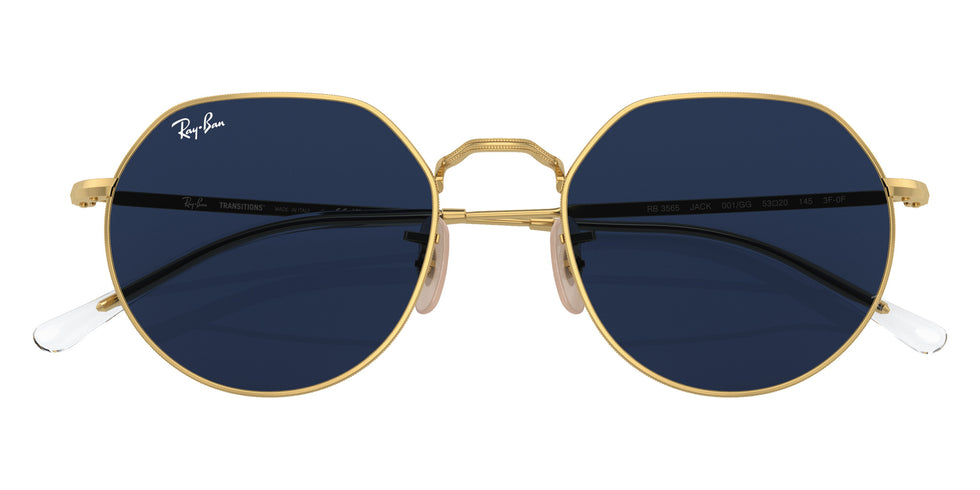 Ray-Ban RB3565 Jack Transitions�� 001/GG 51 - Arista Gold / Clear/Blue Photochromic #id:rb3565001gg_s:100100
