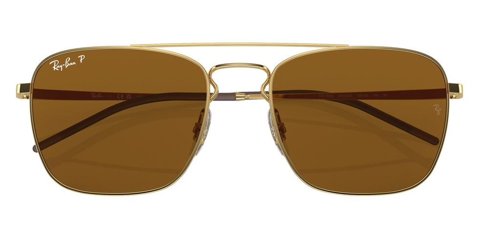 Ray-Ban RB3588 925083 55 - Arista Gold / Dark Brown Polarized #id:rb3588925083_s:100120