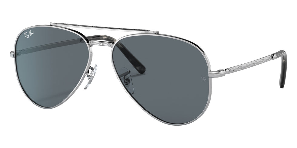 Ray-Ban RB3625 New Aviator 003/R5 55 - Silver / Blue #id:rb3625003r5_s:100105