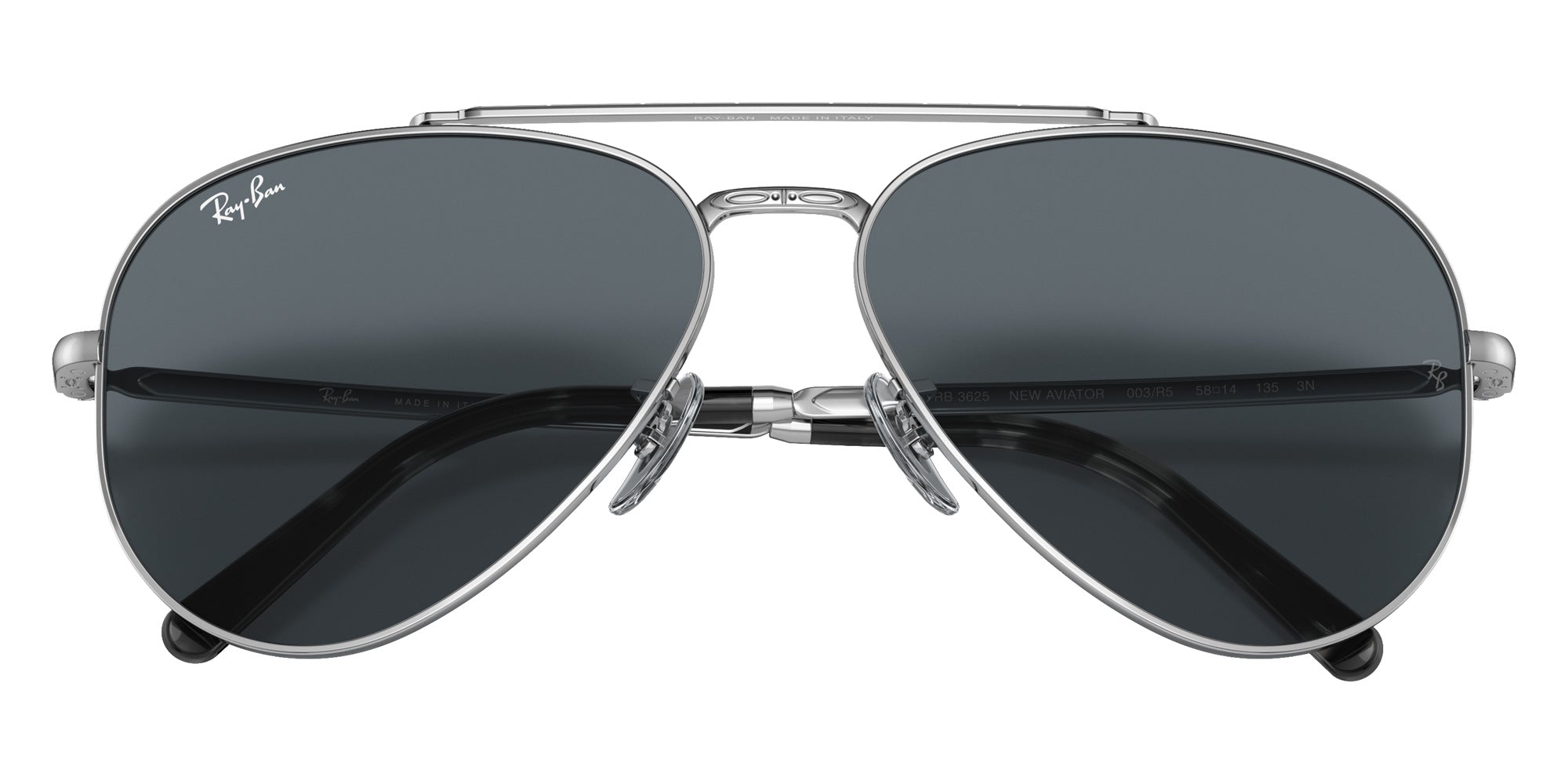 Ray-Ban RB3625 New Aviator 003/R5 55 - Silver / Blue #id:rb3625003r5_s:100125