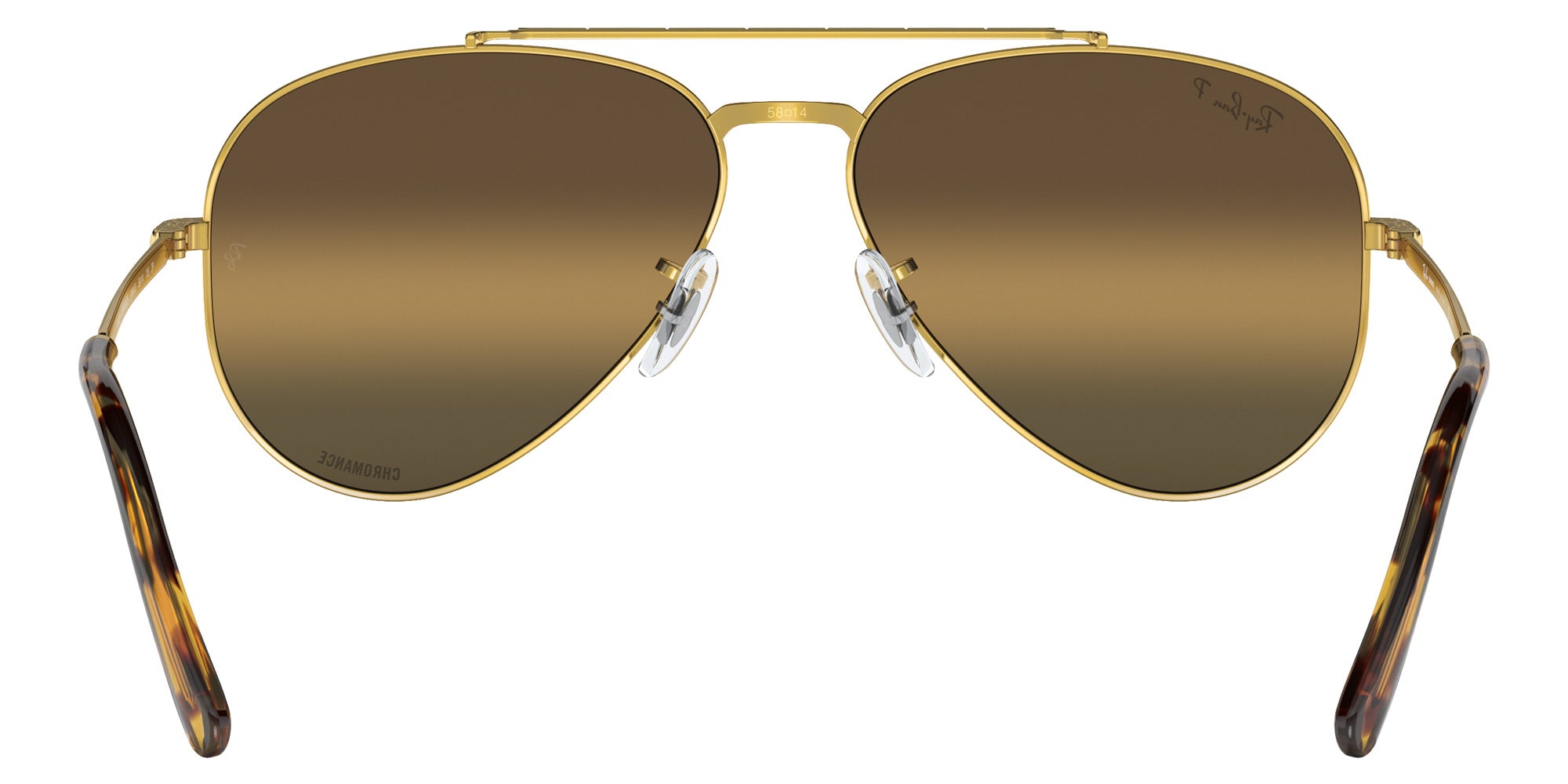 Ray-Ban RB3625 New Aviator 9196G5 62 - Gold / Silver/Brown Mirrored Polarized #id:rb36259196g5_s:100115