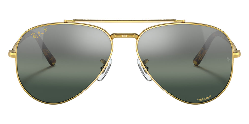 Ray-Ban RB3625 New Aviator 9196G6 58 - Gold / Silver/Blue Mirrored Polarized #id:rb36259196g6_s:102100