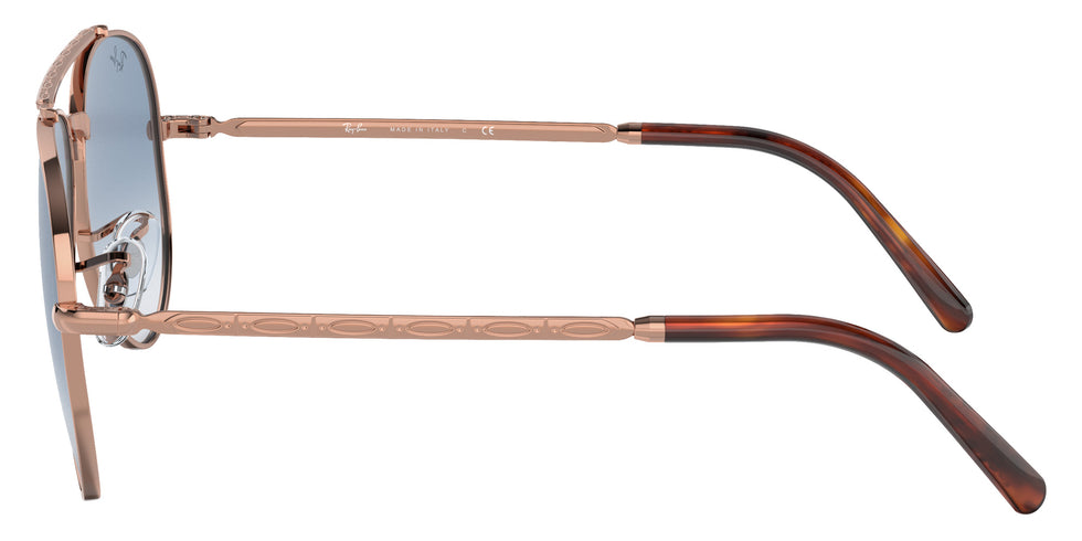 Ray-Ban RB3625 New Aviator 92023F 58 - Rose Gold / Clear Blue #id:rb362592023f_s:104110