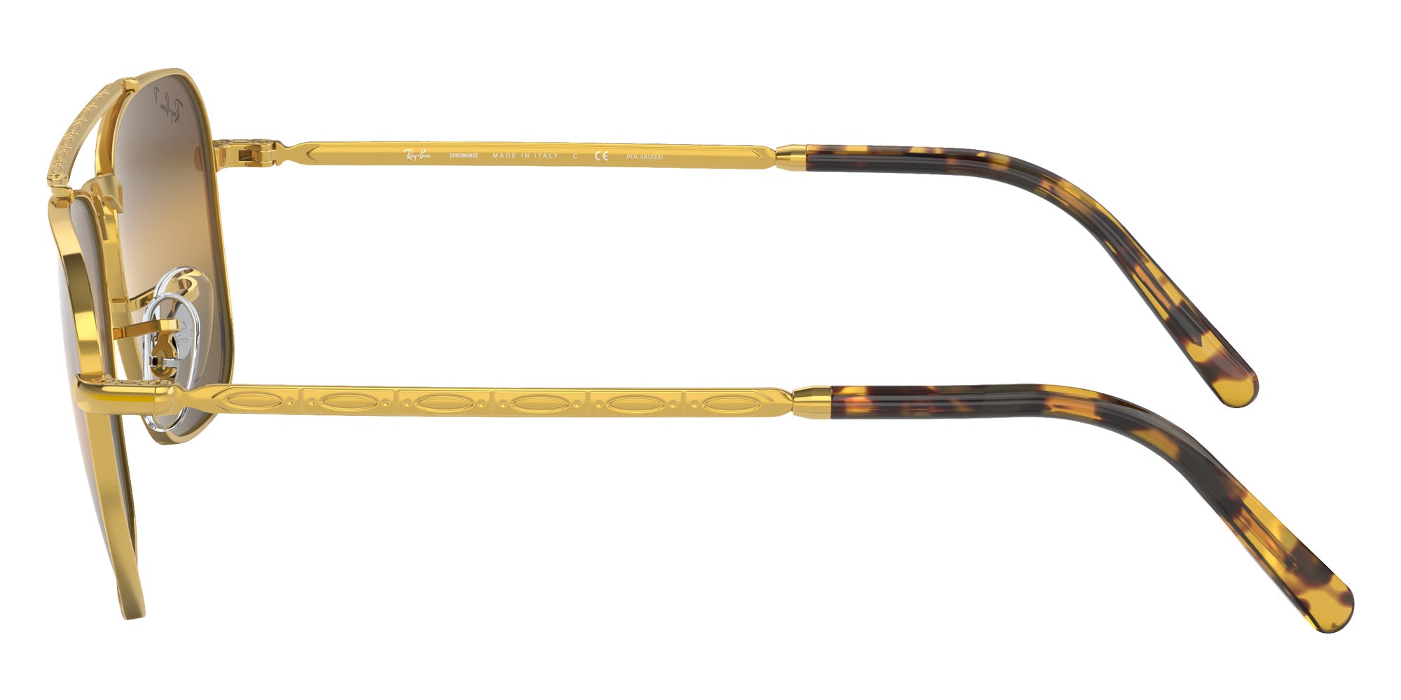 Ray-Ban RB3636 New Caravan 9196G5 55 - Gold / Silver/Brown Mirrored Polarized #id:rb36369196g5_s:108110