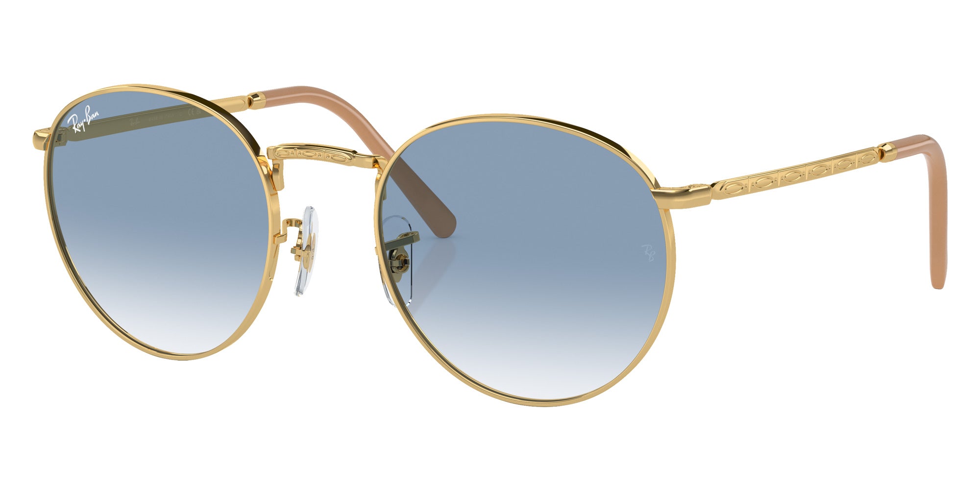Ray-Ban RB3637 New Round 001/3F 50 - Arista Gold / Blue #id:rb36370013f_s:100105