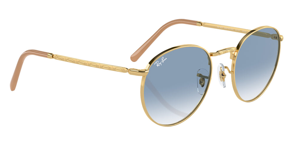 Ray-Ban RB3637 New Round 001/3F 50 - Arista Gold / Blue #id:rb36370013f_s:100120